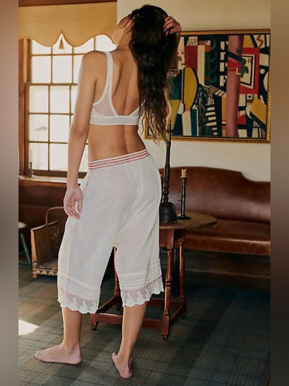 Free People Intimately Endless Afternoon Bloomers in Cream Combo Size XS NWT - Picture 10 of 11